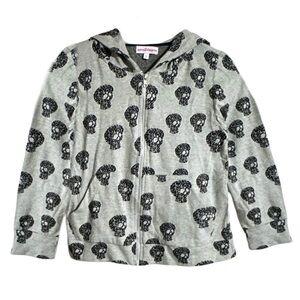 AGREE2DISAGREE • Hoodie Zip-Up Skull Sweatshirt Jacket